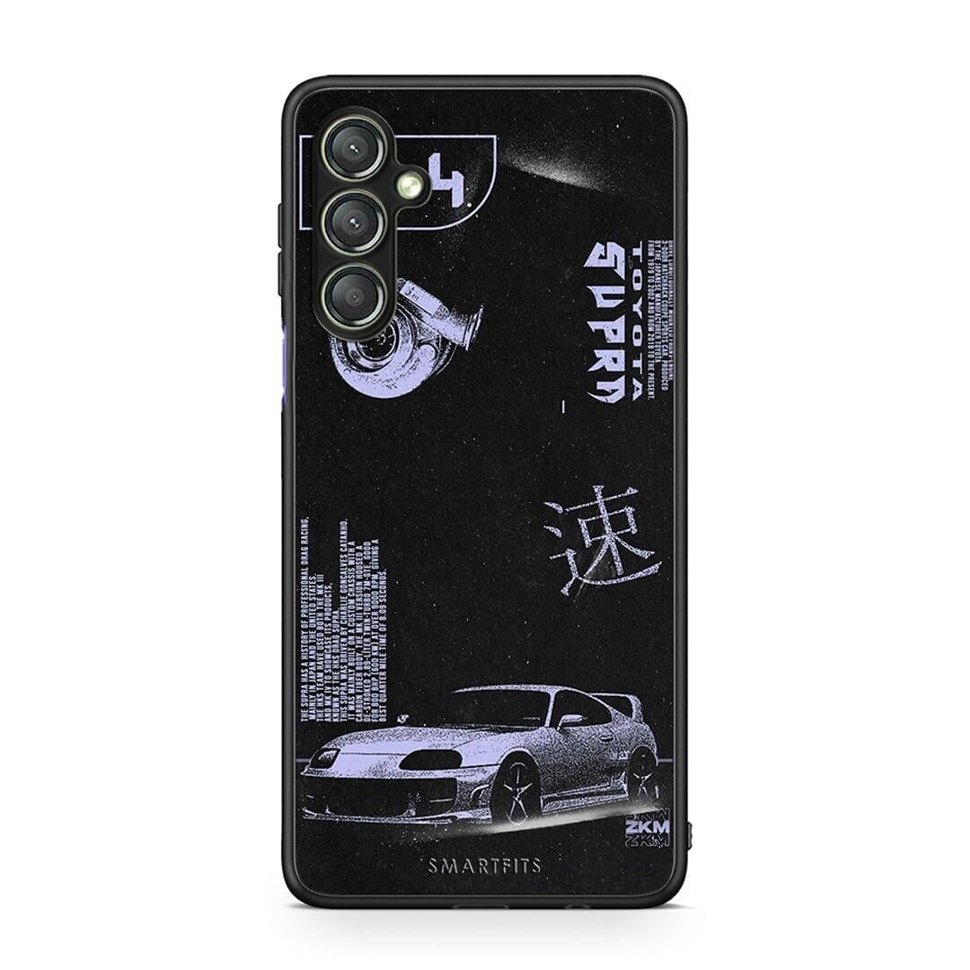 Θήκη Samsung Galaxy A24 4G Tokyo Drift από τη Smartfits με σχέδιο στο πίσω μέρος και μαύρο περίβλημα | Samsung Galaxy A24 4G Tokyo Drift Case with Colorful Back and Black Bezels