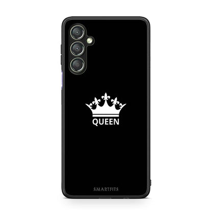 Θήκη Samsung Galaxy A24 4G Valentine Queen από τη Smartfits με σχέδιο στο πίσω μέρος και μαύρο περίβλημα | Samsung Galaxy A24 4G Valentine Queen Case with Colorful Back and Black Bezels