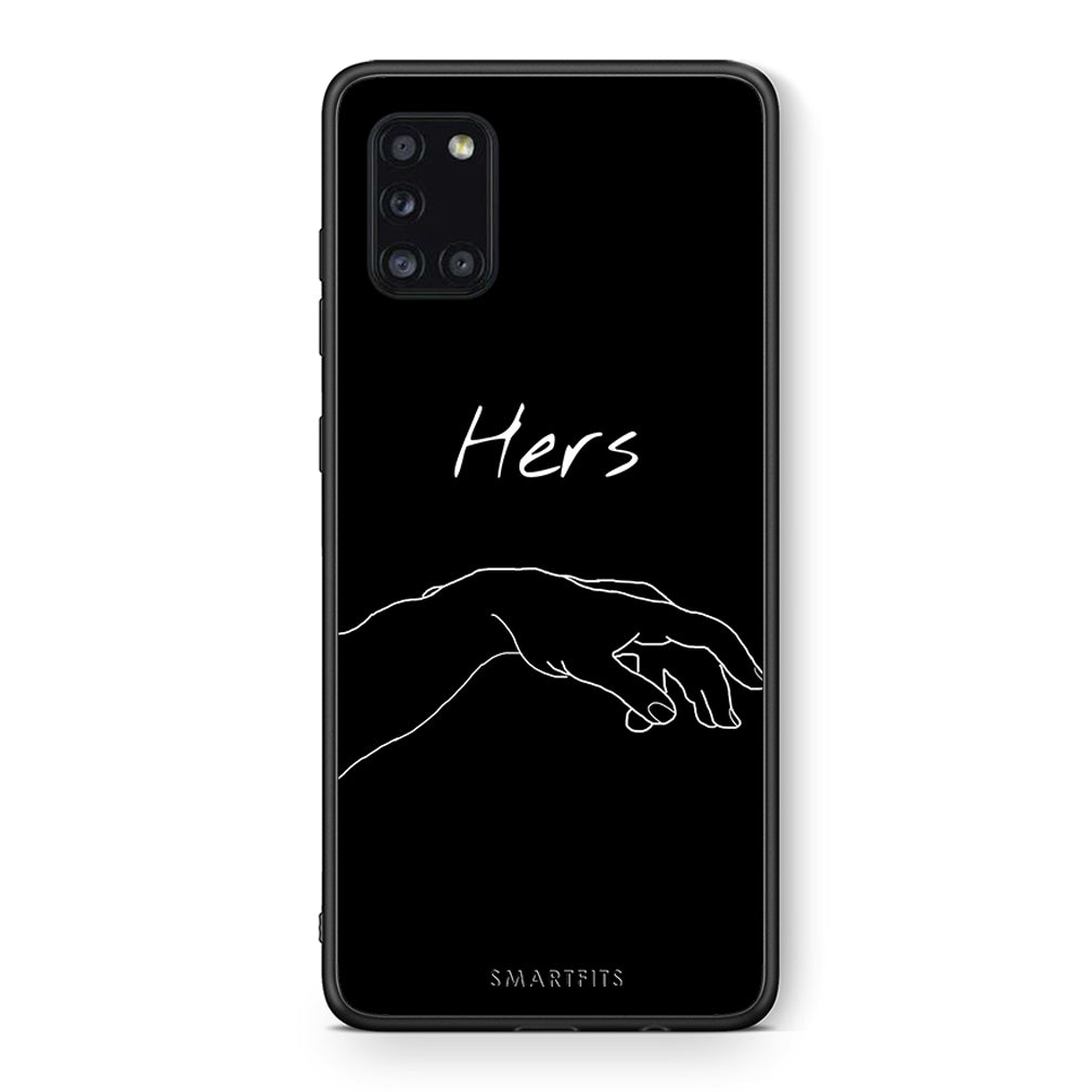 Θήκη Αγίου Βαλεντίνου Samsung Galaxy A31 Aeshetic Love 1 από τη Smartfits με σχέδιο στο πίσω μέρος και μαύρο περίβλημα | Samsung Galaxy A31 Aeshetic Love 1 case with colorful back and black bezels
