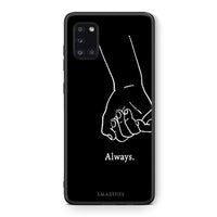 Thumbnail for Θήκη Αγίου Βαλεντίνου Samsung Galaxy A31 Always & Forever 1 από τη Smartfits με σχέδιο στο πίσω μέρος και μαύρο περίβλημα | Samsung Galaxy A31 Always & Forever 1 case with colorful back and black bezels
