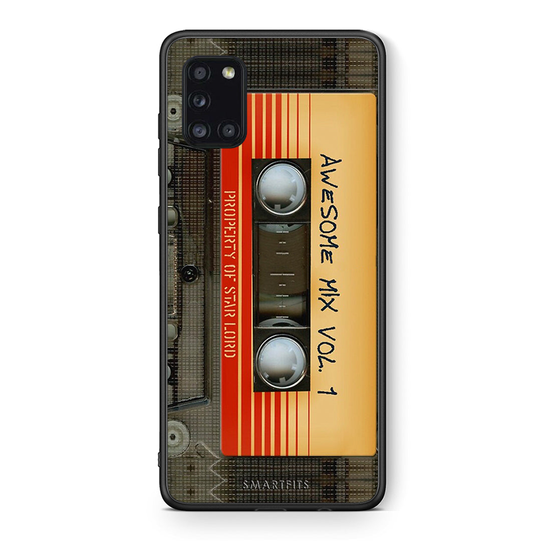Θήκη Samsung Galaxy A31 Awesome Mix από τη Smartfits με σχέδιο στο πίσω μέρος και μαύρο περίβλημα | Samsung Galaxy A31 Awesome Mix case with colorful back and black bezels