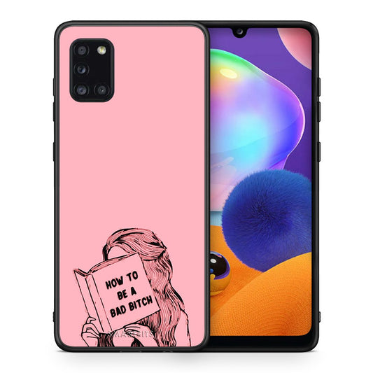 Θήκη Samsung Galaxy A31 Bad Bitch από τη Smartfits με σχέδιο στο πίσω μέρος και μαύρο περίβλημα | Samsung Galaxy A31 Bad Bitch case with colorful back and black bezels