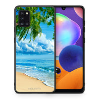 Thumbnail for Θήκη Samsung Galaxy A31 Beautiful Beach από τη Smartfits με σχέδιο στο πίσω μέρος και μαύρο περίβλημα | Samsung Galaxy A31 Beautiful Beach case with colorful back and black bezels