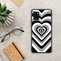 Thumbnail for Black Hearts - Samsung Galaxy A31 θήκη