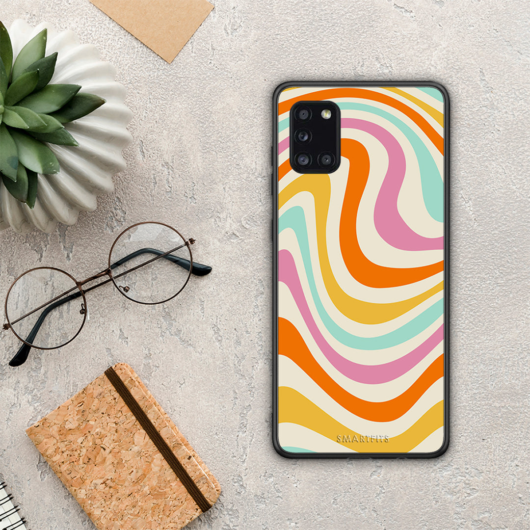 Colourful Waves - Samsung Galaxy A31 θήκη