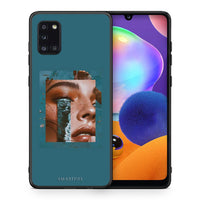 Thumbnail for Θήκη Samsung Galaxy A31 Cry An Ocean από τη Smartfits με σχέδιο στο πίσω μέρος και μαύρο περίβλημα | Samsung Galaxy A31 Cry An Ocean case with colorful back and black bezels