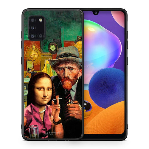 Θήκη Samsung Galaxy A31 Funny Art από τη Smartfits με σχέδιο στο πίσω μέρος και μαύρο περίβλημα | Samsung Galaxy A31 Funny Art case with colorful back and black bezels