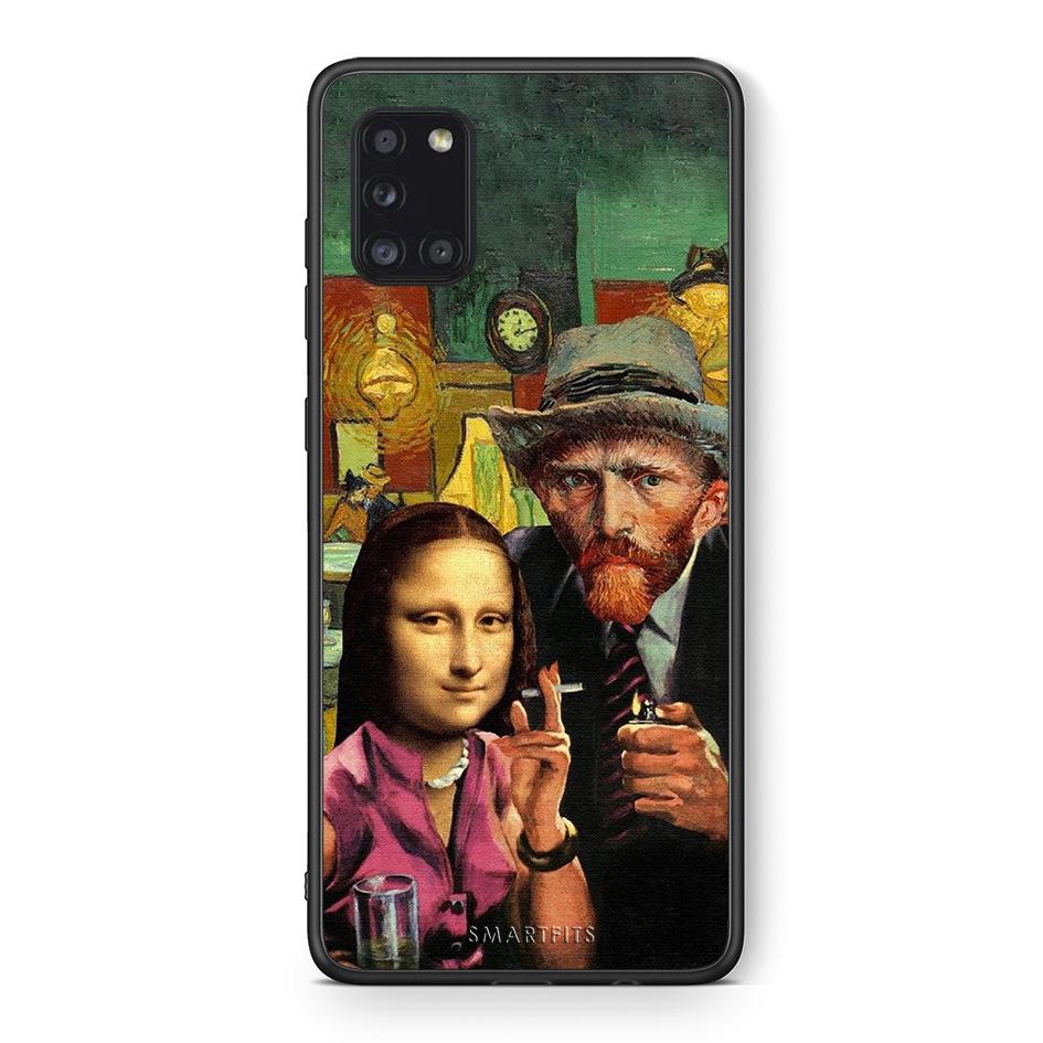 Θήκη Samsung Galaxy A31 Funny Art από τη Smartfits με σχέδιο στο πίσω μέρος και μαύρο περίβλημα | Samsung Galaxy A31 Funny Art case with colorful back and black bezels