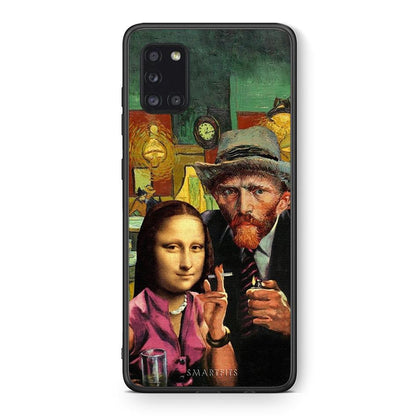 Θήκη Samsung Galaxy A31 Funny Art από τη Smartfits με σχέδιο στο πίσω μέρος και μαύρο περίβλημα | Samsung Galaxy A31 Funny Art case with colorful back and black bezels
