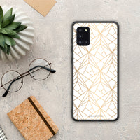 Thumbnail for Geometric Luxury White - Samsung Galaxy A31 θήκη