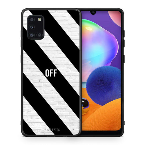 Θήκη Samsung Galaxy A31 Get Off από τη Smartfits με σχέδιο στο πίσω μέρος και μαύρο περίβλημα | Samsung Galaxy A31 Get Off case with colorful back and black bezels