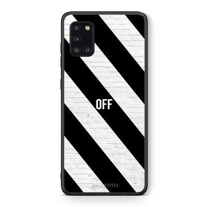 Θήκη Samsung Galaxy A31 Get Off από τη Smartfits με σχέδιο στο πίσω μέρος και μαύρο περίβλημα | Samsung Galaxy A31 Get Off case with colorful back and black bezels