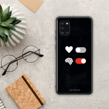 Heart Vs Brain - Samsung Galaxy A31 θήκη