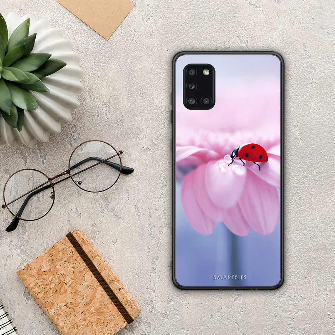 Ladybug Flower - Samsung Galaxy A31 θήκη