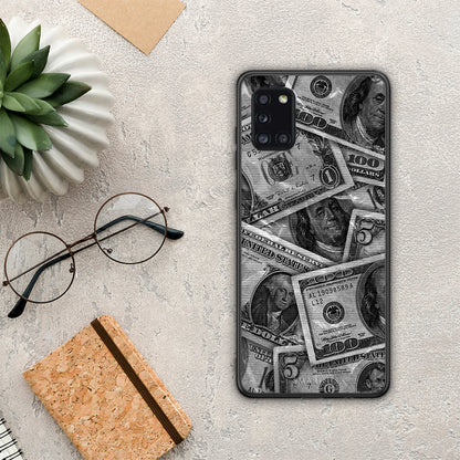 Money Dollars - Samsung Galaxy A31 θήκη