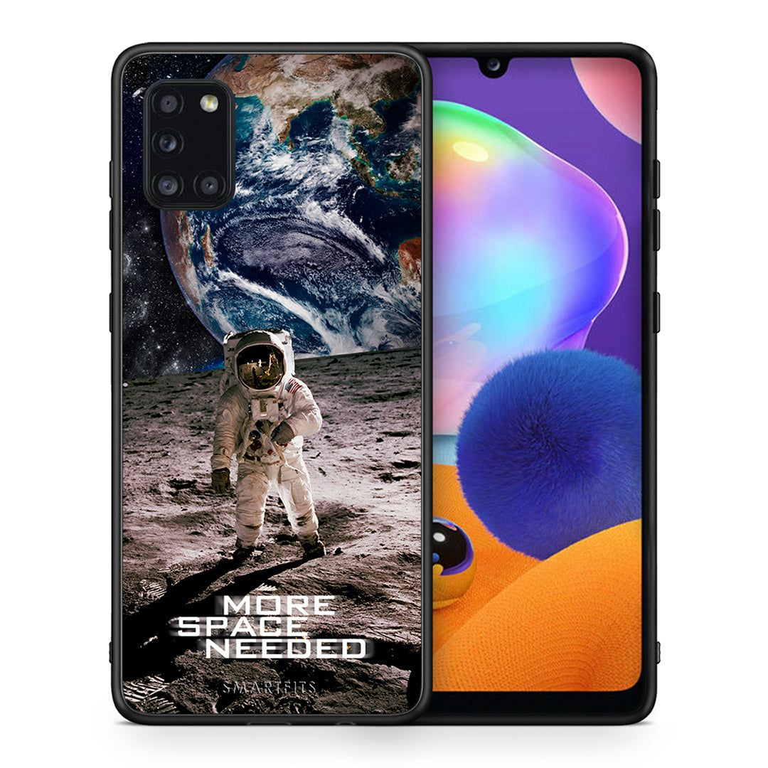 Θήκη Samsung Galaxy A31 More Space από τη Smartfits με σχέδιο στο πίσω μέρος και μαύρο περίβλημα | Samsung Galaxy A31 More Space case with colorful back and black bezels
