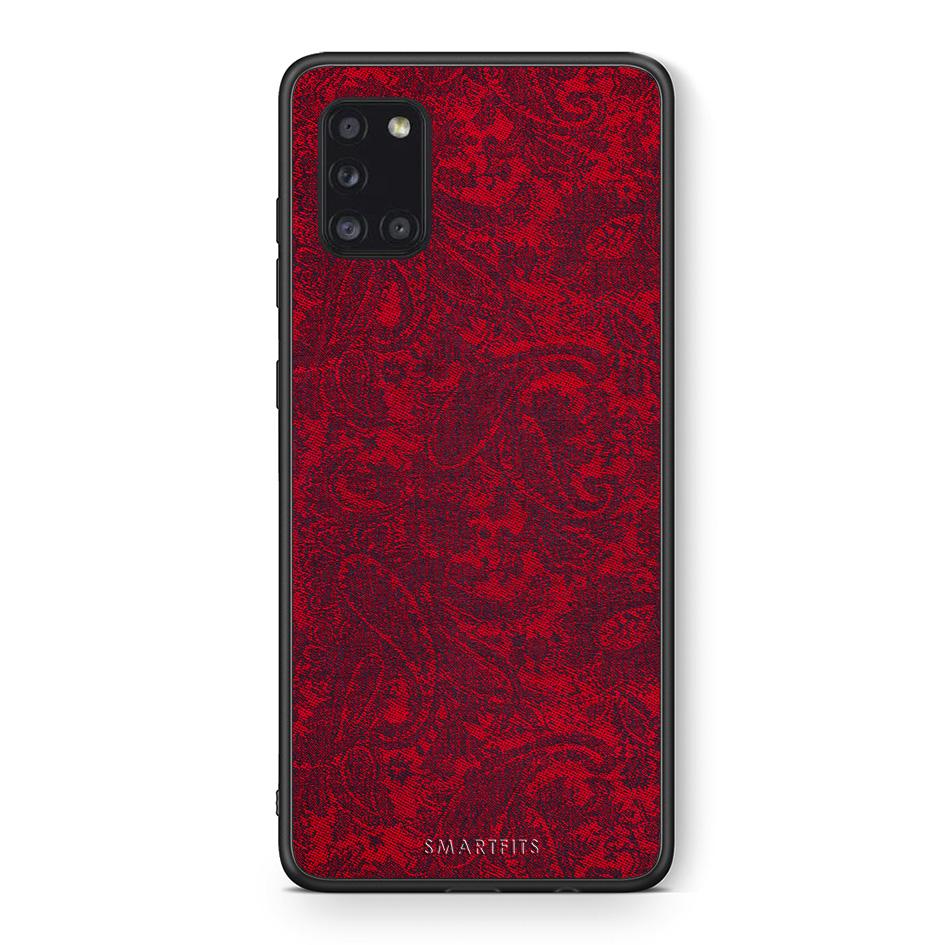 Θήκη Samsung Galaxy A31 Paisley Cashmere από τη Smartfits με σχέδιο στο πίσω μέρος και μαύρο περίβλημα | Samsung Galaxy A31 Paisley Cashmere case with colorful back and black bezels