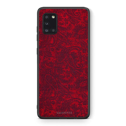 Θήκη Samsung Galaxy A31 Paisley Cashmere από τη Smartfits με σχέδιο στο πίσω μέρος και μαύρο περίβλημα | Samsung Galaxy A31 Paisley Cashmere case with colorful back and black bezels