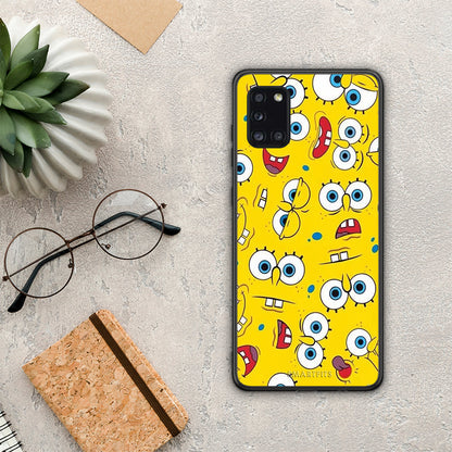 PopArt Sponge - Samsung Galaxy A31 θήκη