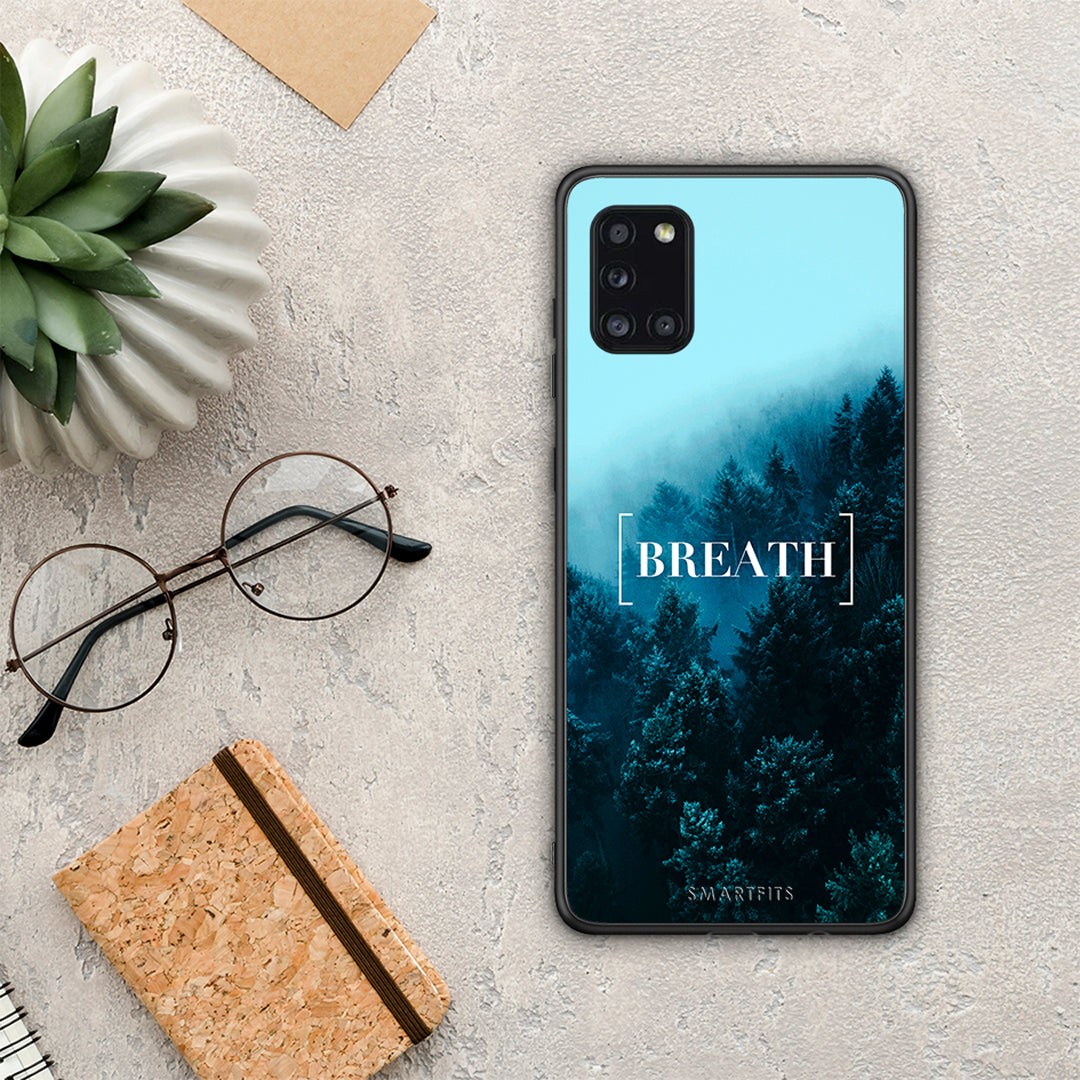 Quote Breath - Samsung Galaxy A31 θήκη