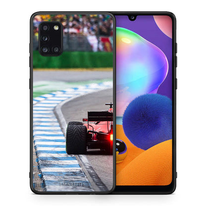 Θήκη Samsung Galaxy A31 Racing Vibes από τη Smartfits με σχέδιο στο πίσω μέρος και μαύρο περίβλημα | Samsung Galaxy A31 Racing Vibes case with colorful back and black bezels