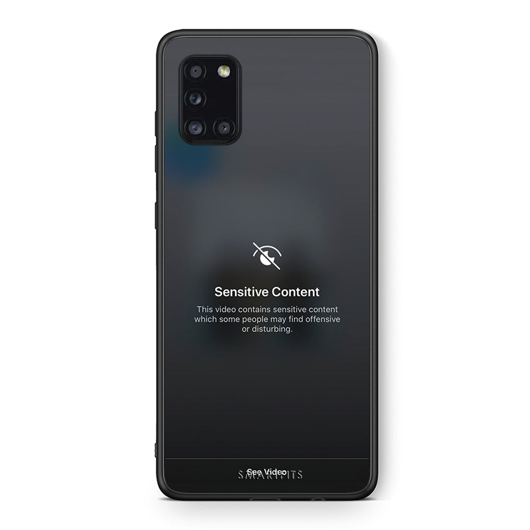 Θήκη Samsung Galaxy A31 Sensitive Content από τη Smartfits με σχέδιο στο πίσω μέρος και μαύρο περίβλημα | Samsung Galaxy A31 Sensitive Content case with colorful back and black bezels