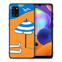 Thumbnail for Θήκη Samsung Galaxy A31 Summering από τη Smartfits με σχέδιο στο πίσω μέρος και μαύρο περίβλημα | Samsung Galaxy A31 Summering case with colorful back and black bezels