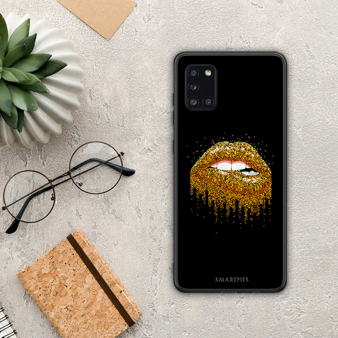 Valentine Golden - Samsung Galaxy A31 θήκη