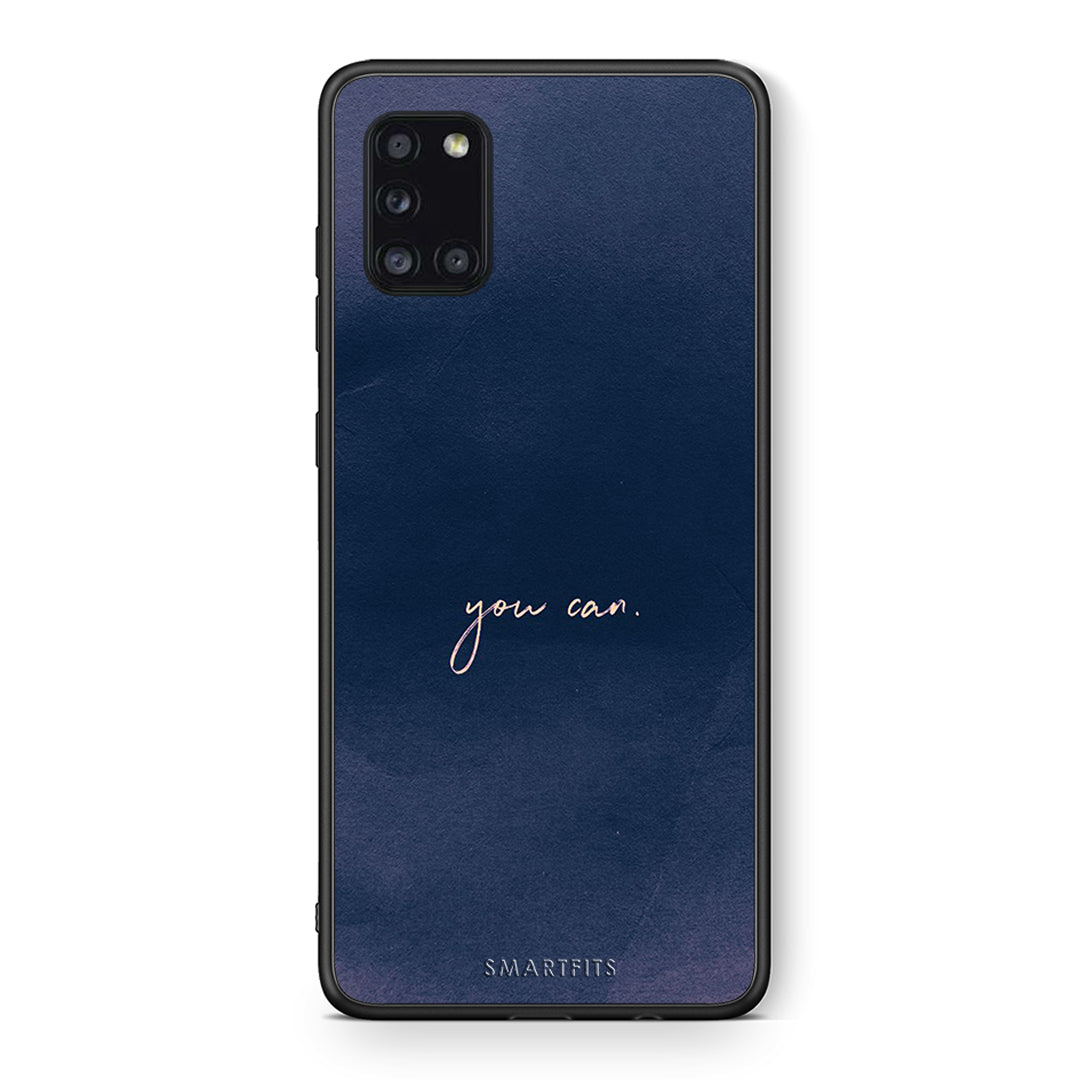 Θήκη Samsung Galaxy A31 You Can από τη Smartfits με σχέδιο στο πίσω μέρος και μαύρο περίβλημα | Samsung Galaxy A31 You Can case with colorful back and black bezels