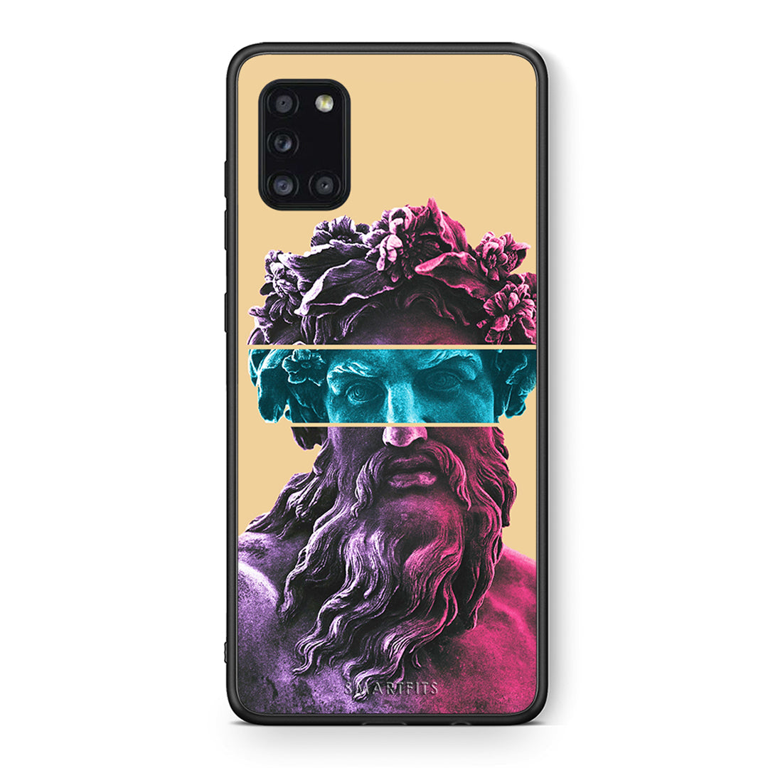 Θήκη Αγίου Βαλεντίνου Samsung Galaxy A31 Zeus Art από τη Smartfits με σχέδιο στο πίσω μέρος και μαύρο περίβλημα | Samsung Galaxy A31 Zeus Art case with colorful back and black bezels