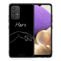 Thumbnail for Θήκη Αγίου Βαλεντίνου Samsung A32 4G Aeshetic Love 1 από τη Smartfits με σχέδιο στο πίσω μέρος και μαύρο περίβλημα | Samsung A32 4G Aeshetic Love 1 case with colorful back and black bezels