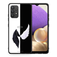 Thumbnail for Θήκη Samsung A32 4G Angels Demons από τη Smartfits με σχέδιο στο πίσω μέρος και μαύρο περίβλημα | Samsung A32 4G Angels Demons case with colorful back and black bezels