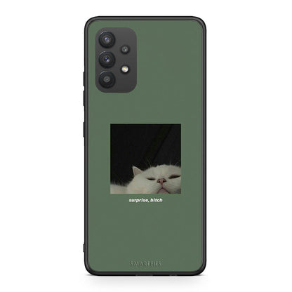Samsung A32 4G Bitch Surprise θήκη από τη Smartfits με σχέδιο στο πίσω μέρος και μαύρο περίβλημα | Smartphone case with colorful back and black bezels by Smartfits