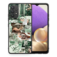 Thumbnail for Θήκη Αγίου Βαλεντίνου Samsung A32 4G Collage Dude από τη Smartfits με σχέδιο στο πίσω μέρος και μαύρο περίβλημα | Samsung A32 4G Collage Dude case with colorful back and black bezels