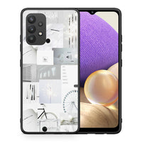 Thumbnail for Θήκη Αγίου Βαλεντίνου Samsung A32 4G Collage Make Me Wonder από τη Smartfits με σχέδιο στο πίσω μέρος και μαύρο περίβλημα | Samsung A32 4G Collage Make Me Wonder case with colorful back and black bezels