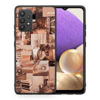 Thumbnail for Θήκη Αγίου Βαλεντίνου Samsung A32 4G Collage You Can από τη Smartfits με σχέδιο στο πίσω μέρος και μαύρο περίβλημα | Samsung A32 4G Collage You Can case with colorful back and black bezels