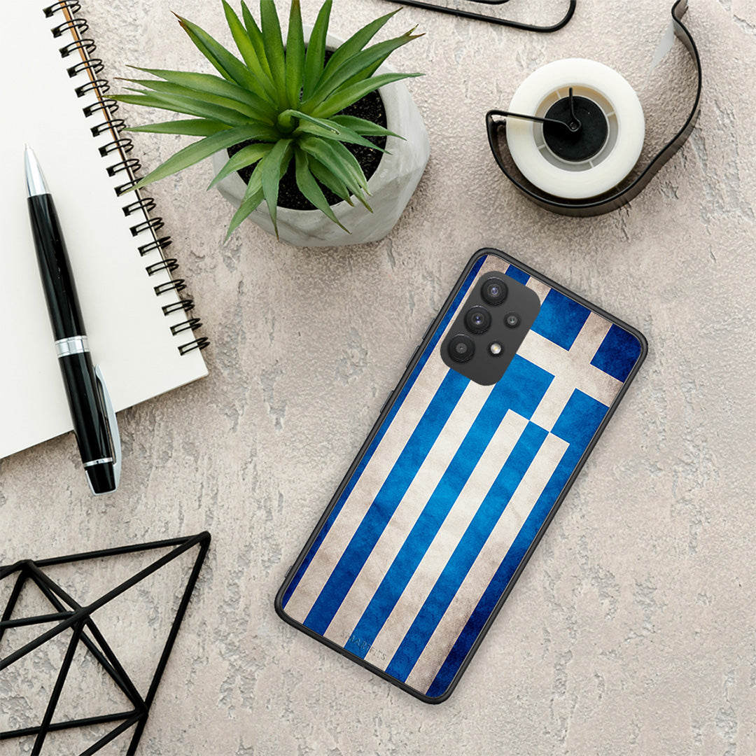 Flag Greek - Samsung Galaxy A32 4G θήκη