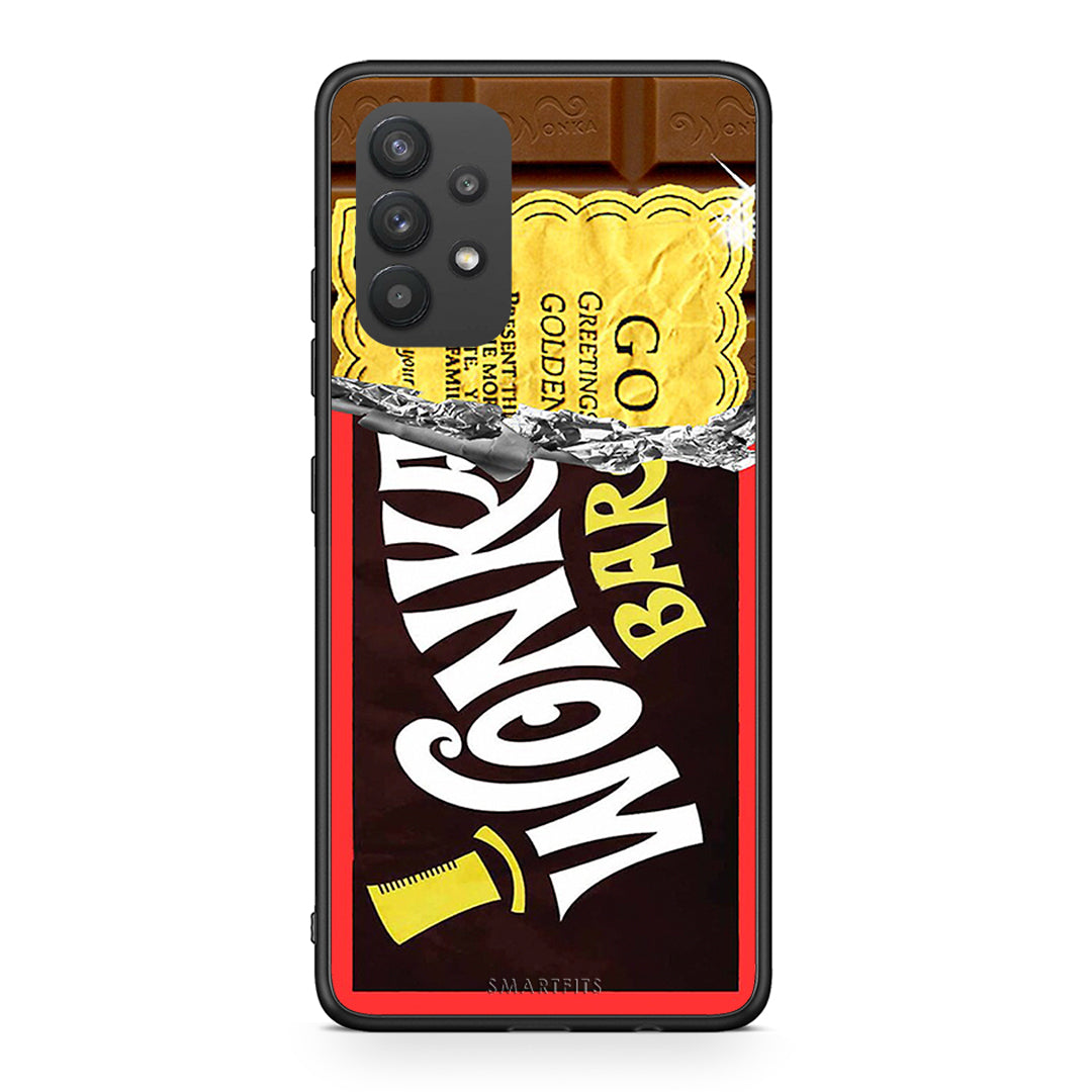 Samsung A32 4G Golden Ticket θήκη από τη Smartfits με σχέδιο στο πίσω μέρος και μαύρο περίβλημα | Smartphone case with colorful back and black bezels by Smartfits