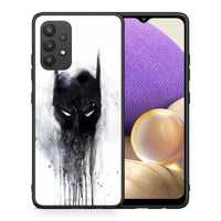 Thumbnail for Θήκη Samsung A32 4G Paint Bat Hero από τη Smartfits με σχέδιο στο πίσω μέρος και μαύρο περίβλημα | Samsung A32 4G Paint Bat Hero case with colorful back and black bezels