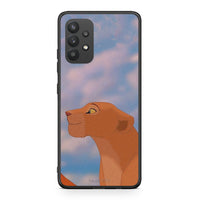 Thumbnail for Samsung A32 4G Lion Love 2 Θήκη Αγίου Βαλεντίνου από τη Smartfits με σχέδιο στο πίσω μέρος και μαύρο περίβλημα | Smartphone case with colorful back and black bezels by Smartfits