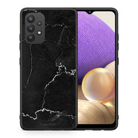 Thumbnail for Θήκη Samsung A32 4G Marble Black από τη Smartfits με σχέδιο στο πίσω μέρος και μαύρο περίβλημα | Samsung A32 4G Marble Black case with colorful back and black bezels