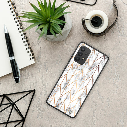 Marble Gold Geometric - Samsung Galaxy A32 4G θήκη