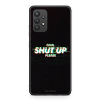 Thumbnail for Samsung A32 4G OMG ShutUp θήκη από τη Smartfits με σχέδιο στο πίσω μέρος και μαύρο περίβλημα | Smartphone case with colorful back and black bezels by Smartfits