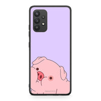Thumbnail for Samsung A32 4G Pig Love 2 Θήκη Αγίου Βαλεντίνου από τη Smartfits με σχέδιο στο πίσω μέρος και μαύρο περίβλημα | Smartphone case with colorful back and black bezels by Smartfits
