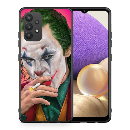 Θήκη Samsung A32 4G JokesOnU PopArt από τη Smartfits με σχέδιο στο πίσω μέρος και μαύρο περίβλημα | Samsung A32 4G JokesOnU PopArt case with colorful back and black bezels