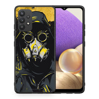 Thumbnail for Θήκη Samsung A32 4G Mask PopArt από τη Smartfits με σχέδιο στο πίσω μέρος και μαύρο περίβλημα | Samsung A32 4G Mask PopArt case with colorful back and black bezels