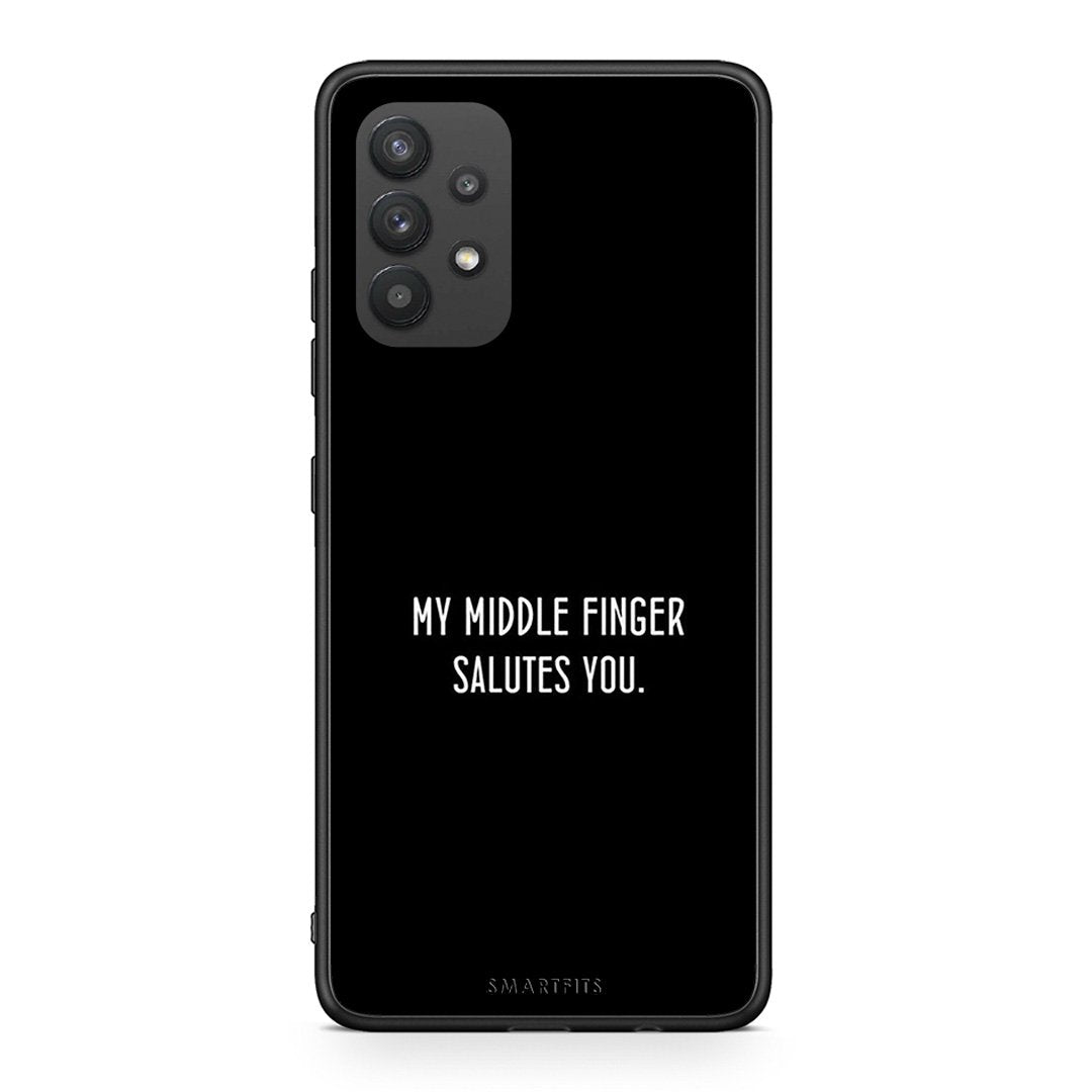 Samsung A32 4G Salute θήκη από τη Smartfits με σχέδιο στο πίσω μέρος και μαύρο περίβλημα | Smartphone case with colorful back and black bezels by Smartfits