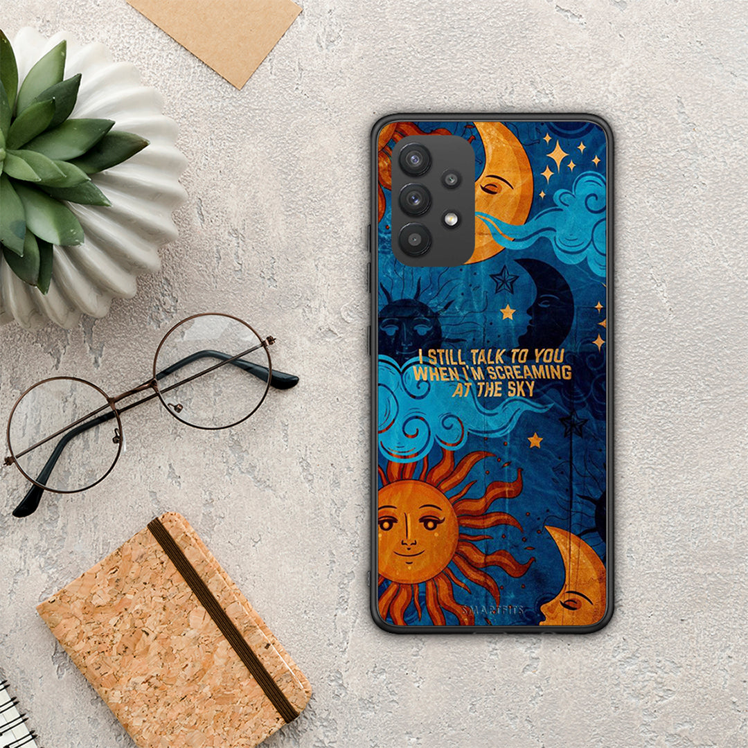 Screaming Sky - Samsung Galaxy A32 4G θήκη