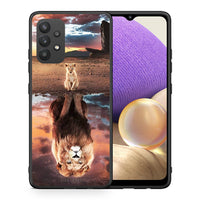 Thumbnail for Θήκη Αγίου Βαλεντίνου Samsung A32 4G Sunset Dreams από τη Smartfits με σχέδιο στο πίσω μέρος και μαύρο περίβλημα | Samsung A32 4G Sunset Dreams case with colorful back and black bezels