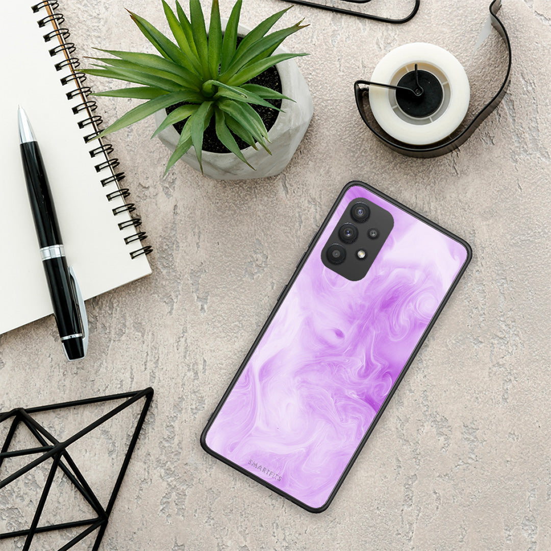 Watercolor Lavender - Samsung Galaxy A32 4G θήκη